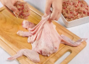 Кожа куриная начиненная Кожа куриная начиненная