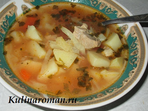 овощной суп с капустой