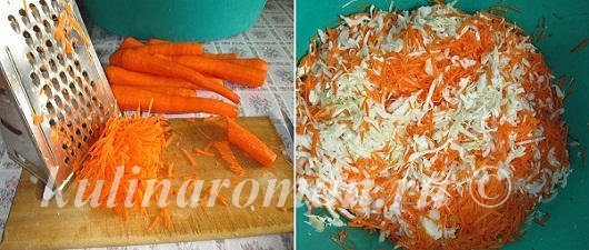 шинкуем морковку для салата