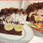 творожный торт с бананами