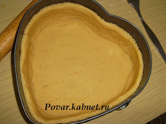 Песочное тесто для творожного пирога
