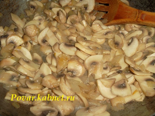 Жареные грибы с луком рецепт