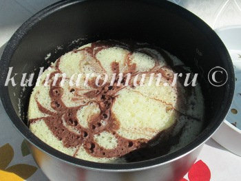 рецепт приготовления мраморного бисквита