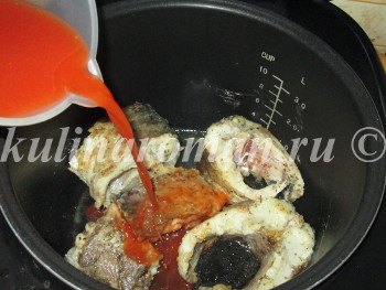 рыба в мультиварке в томатном соусе