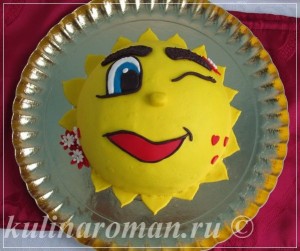 Торт "солнце"