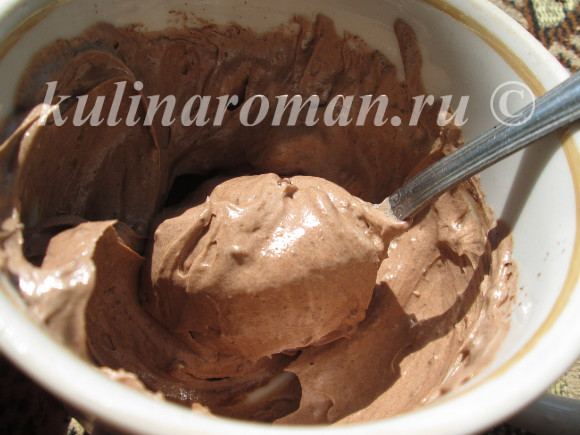 шоколадный масляный крем
