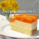 персиковый желейный десерт