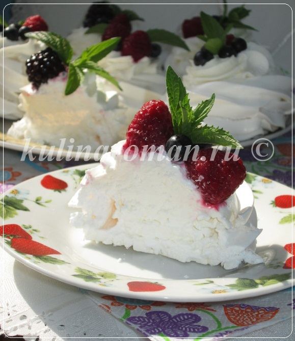 Классический рецепт десерта "Павлова" и торт "Павлова"