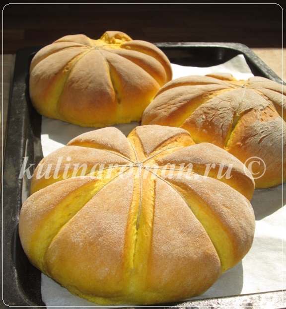 домашний хлеб рецепт с тыквой