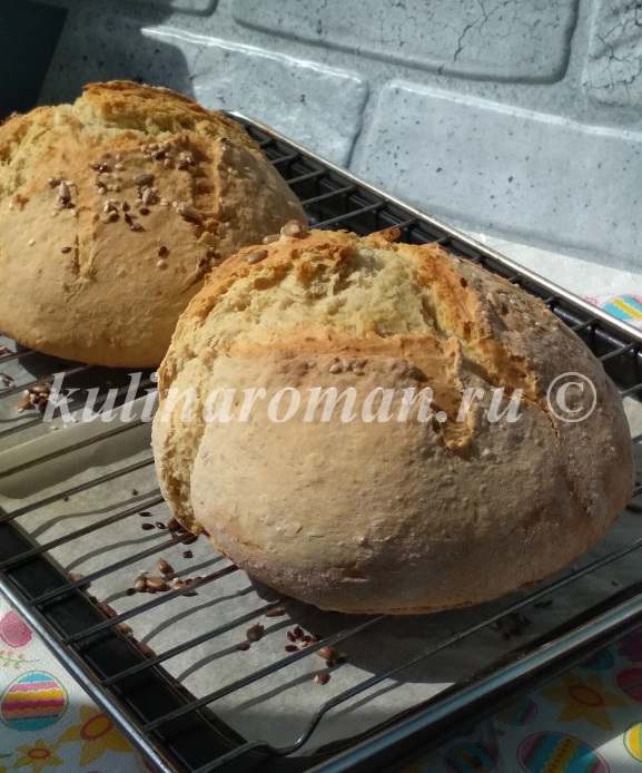 как приготовить бездрожжевой хлеб