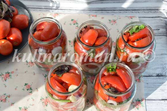 помидоры на зиму рецепт с фото