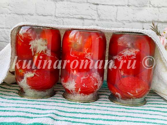 помидоры с чесноком