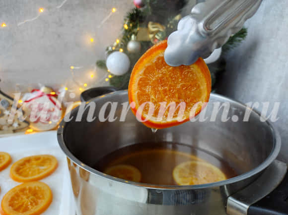 апельсины в сиропе рецепт