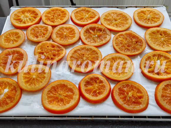 сушим апельсины в духовке