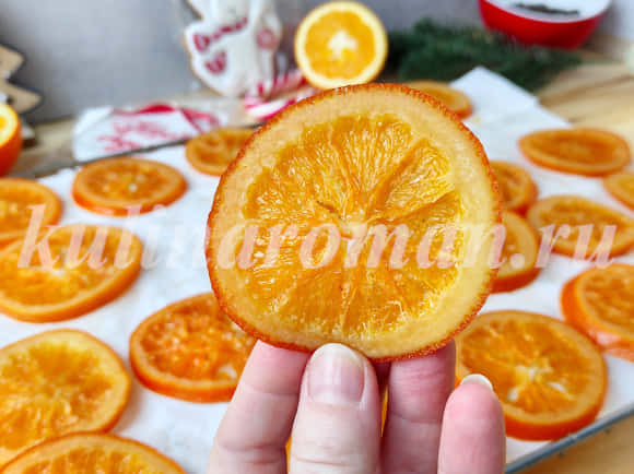 рецепт карамельных апельсинов