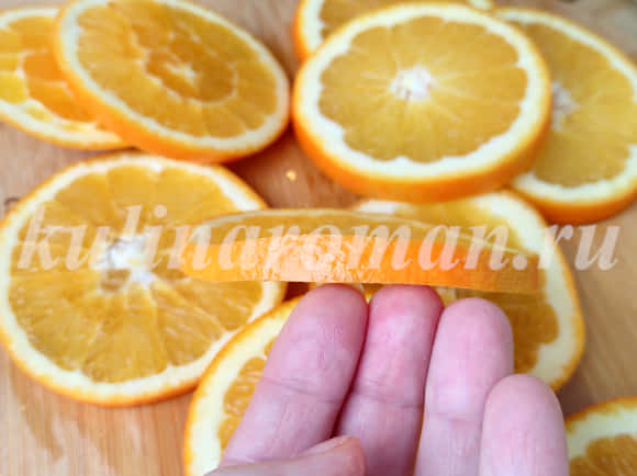 десерт из апельсинов